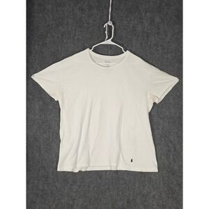 Polo Ralph Lauren Men Classic Fit White Cotton T Shirt XL Casual Logo Streetwear